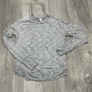 Athleta heathered gray sweatshirt- XXS